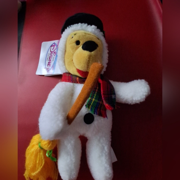 🔥NWT BOUQUET Disney WINNIE DE POOH Christmas Plush & FREE GIFT - Picture 8 of 12